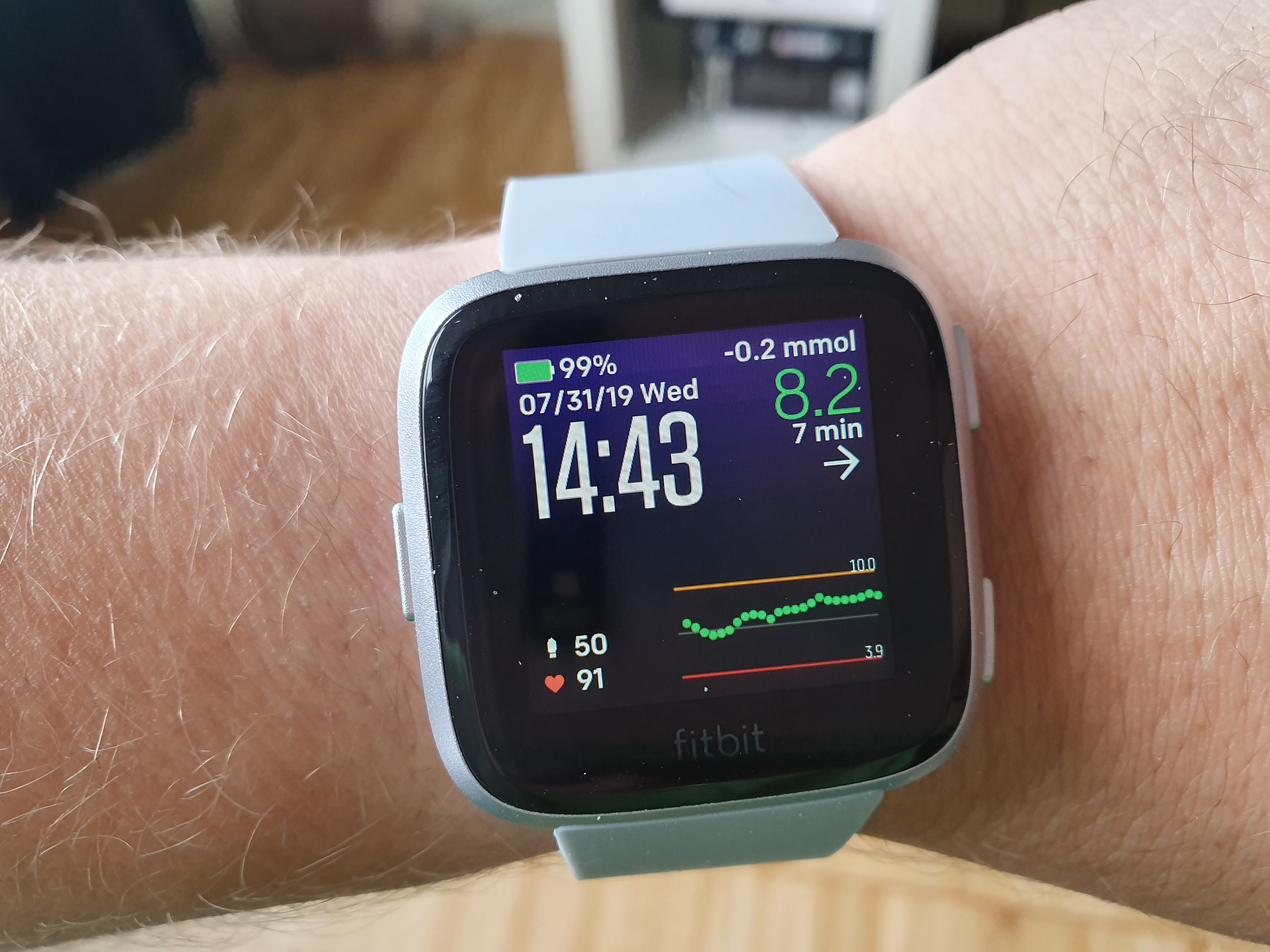 does dexcom g6 work with fitbit